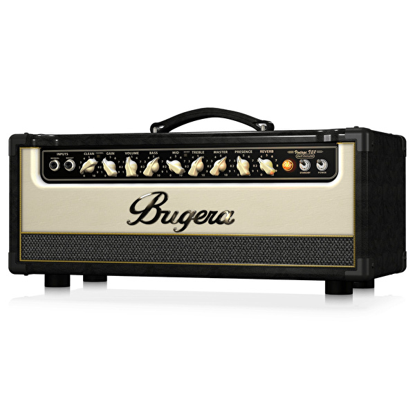 Bugera V22HD INFINIUM 22W Vintage 2-Kanal Tüp Gitar Kafa Amfisi (INFINIUM Tube Life Multiplier Ve Reverb)